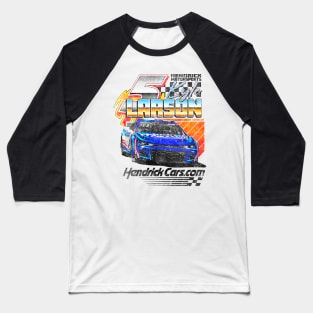 Kyle Larson Throwback Car Baseball T-Shirt